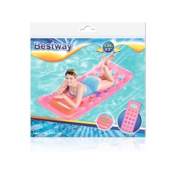 Materac plażowy bestway 188x71cm różowy