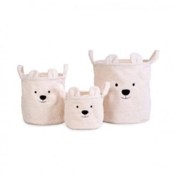 Childhome Plush Toy Storage Basket 30x30x30 cm