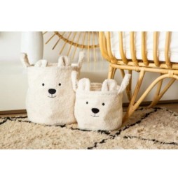 Childhome Plush Toy Storage Basket 30x30x30 cm