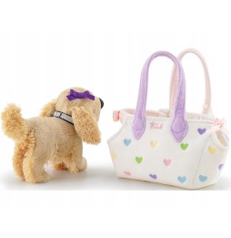 Stuffed Dog Toy in Bag for Kids