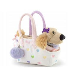 Stuffed Dog Toy in Bag for Kids