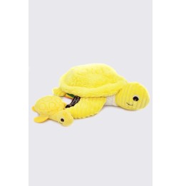 Turtle Plush Toy with Baby Les Deglingos