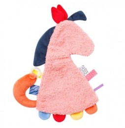 Sensory Cloth Horse with Pacifier Holder