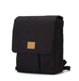 My Bag's Eco Backpack Black/Ochre - Eco-Friendly