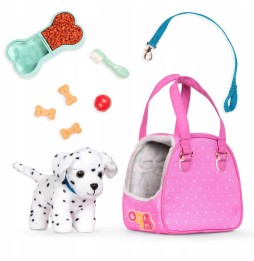 Plush Dalmatian in Our Generation Bag