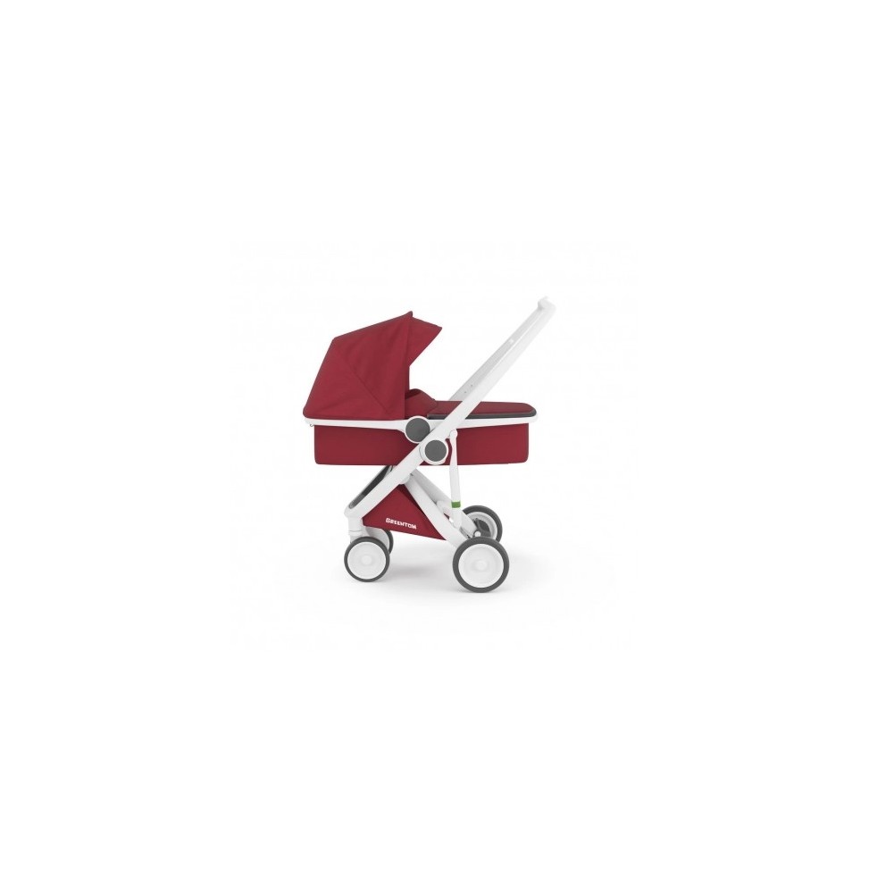 Greentom Carrycot Stroller v.2.1 White-Cherry