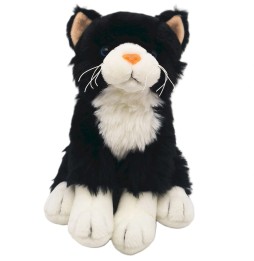 Black Plush Cat for Play