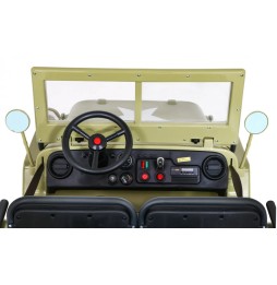 Retro Military Car Strong for Kids 4x4