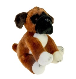 Câine de pluș boxer 24cm Smily Play