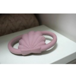 Filibabba sensory teether shell - natural rubber