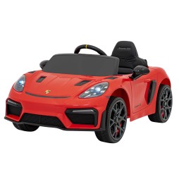 Vehicul Porsche Spyder RS 718 roșu pentru copii MP4