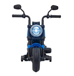 Blue Chopper Motorcycle for Kids with FM, Audio & LED