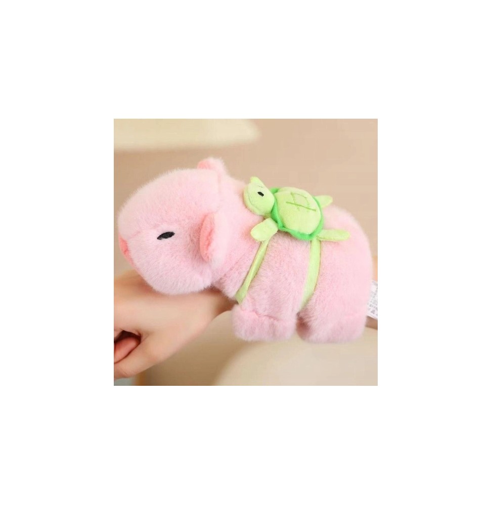 Capybara Plush Toy 16 cm with Wristband