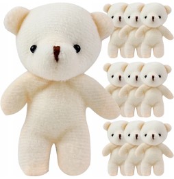 Mini Bear Keychain Plush Animal Set