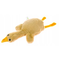 Beige Plush Goose Stuffed Animal 45 cm