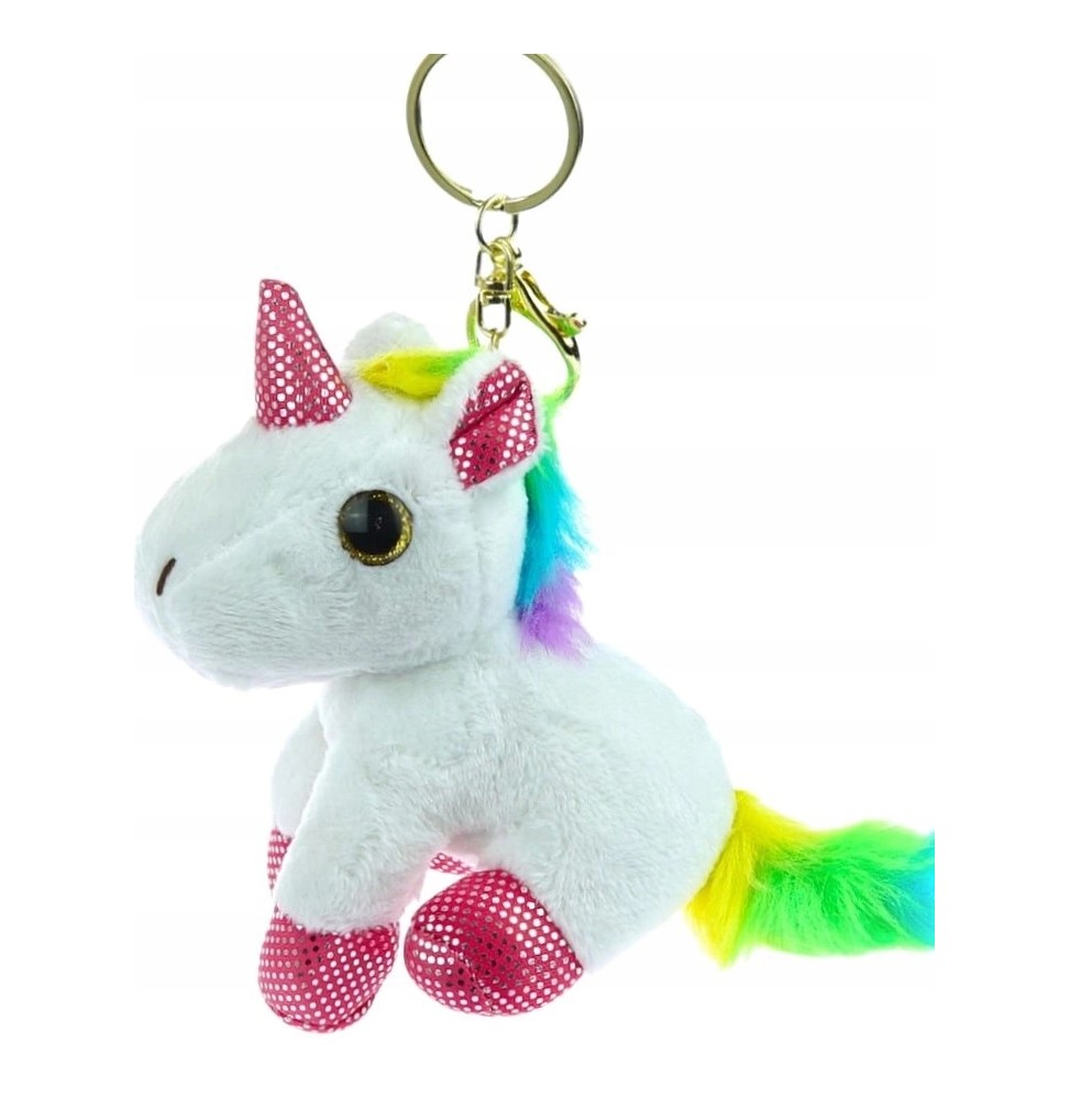 Plush Unicorn Keychain Toy