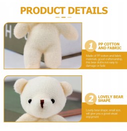 Mini Bear Keychain Plush Animal Set