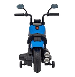 Blue Chopper Motorcycle for Kids with FM, Audio & LED