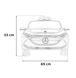 Mercedes Benz AMG EQA dla dzieci - czarny z pilotem