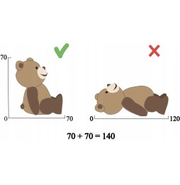 Duży miś przytulanka Tommy 150 cm