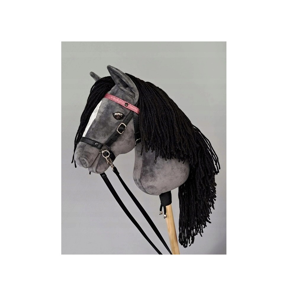 Hobby Horse Gray Stick Horse A4