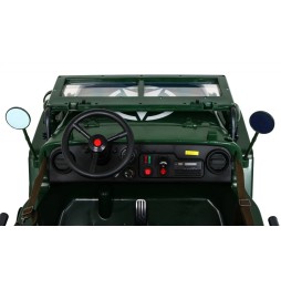 Retro Military Car Strong for Kids with 4x4 Drive