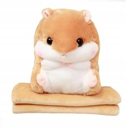 Hamster with Blanket Plush Toy 40 cm