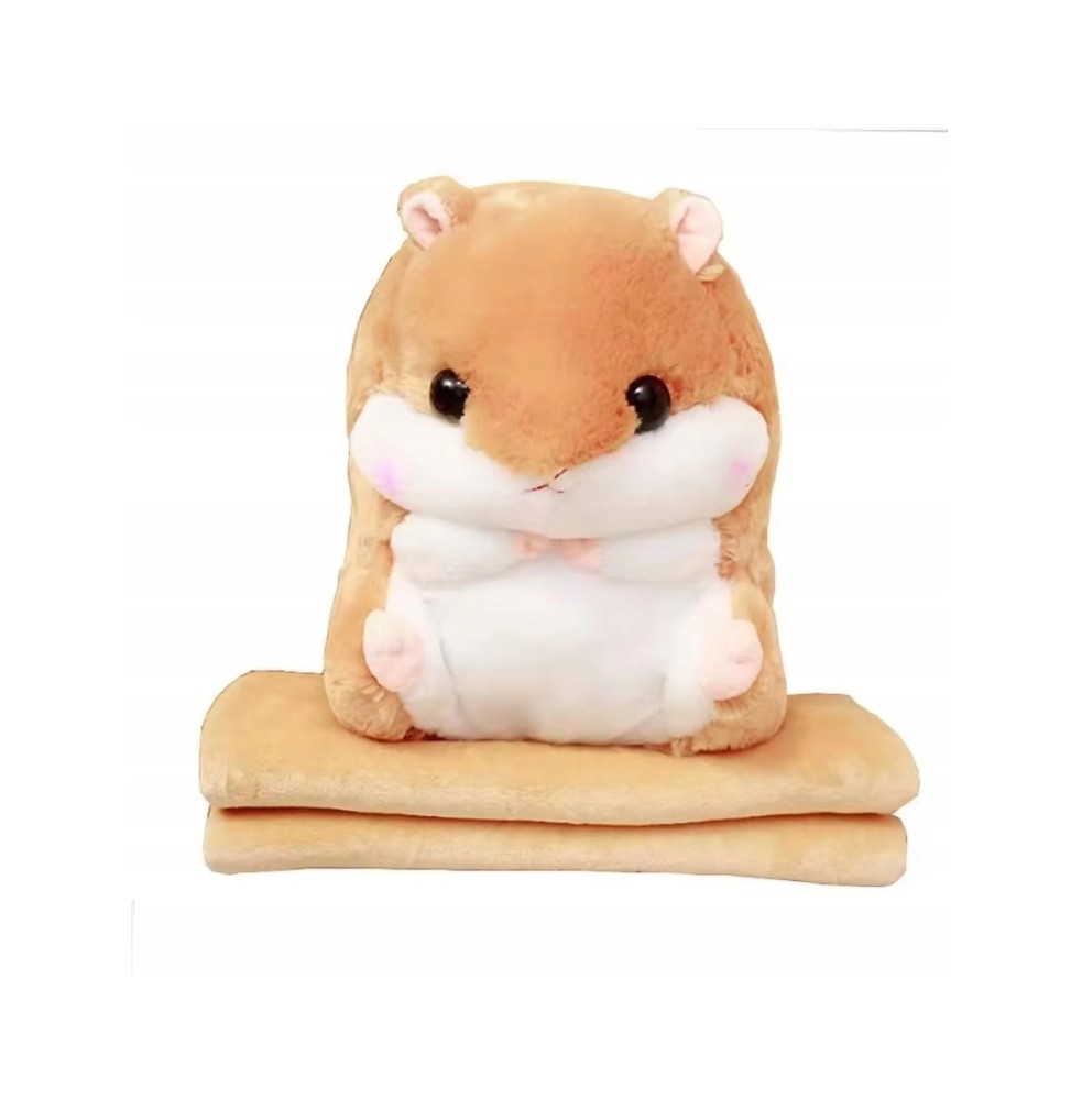 Hamster with Blanket Plush Toy 40 cm