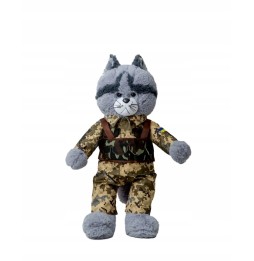 Plush Cat Felix 80 cm in Uniform