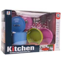 Metallic Colorful Cooking Sets for Kids