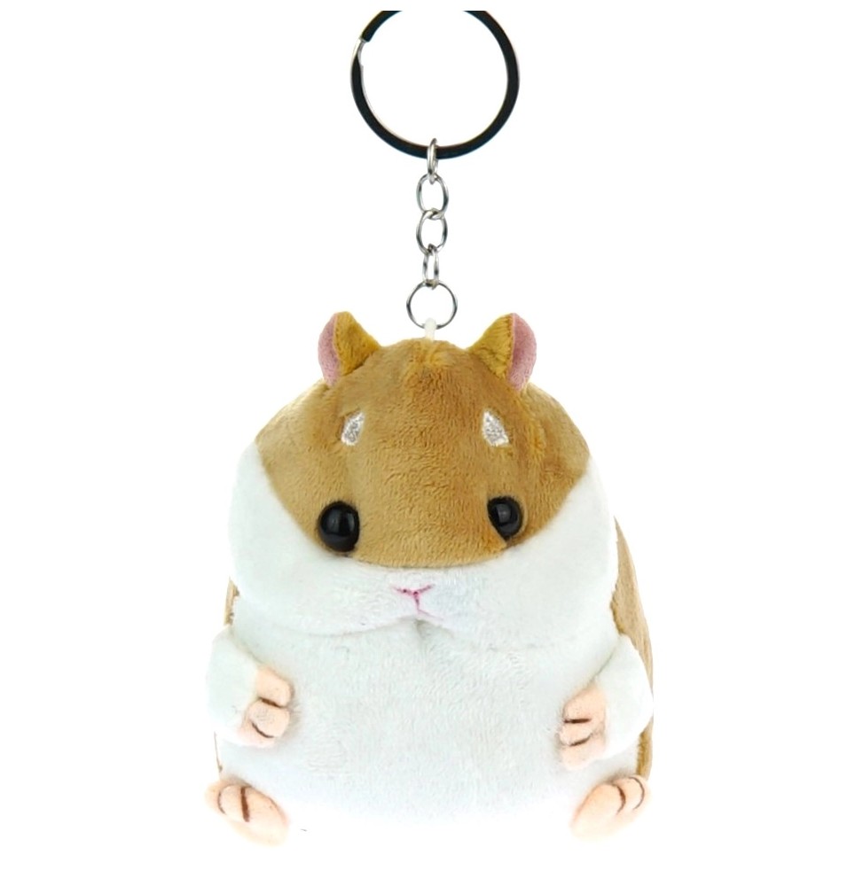 9 cm Plush Hamster Keychain for Keys