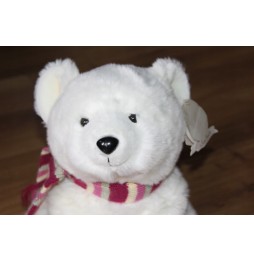 White Teddy Bear Plush for Kids