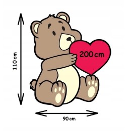 Olbrzymi Pluszowy Miś Antoś 200 cm