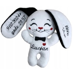 Personalized Plush Bunny for Newborns