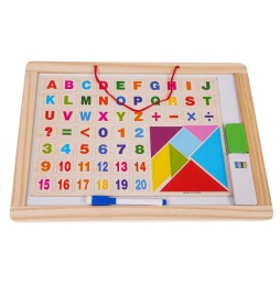 Double-Sided Wooden Board for Kids