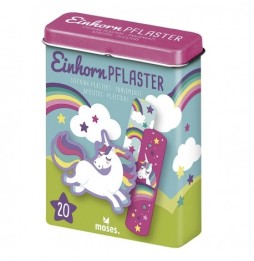 Kids Unicorn Bandages in Metal Tin