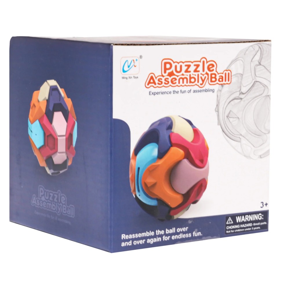 Puzzle 3D Sferă - jucărie logică și pușculiță