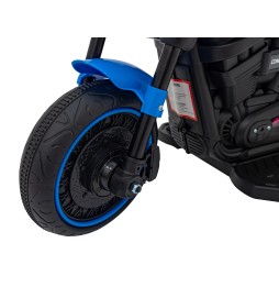 Blue Chopper Motorcycle for Kids with FM, Audio & LED