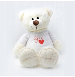 Duży miś BUBU z nadrukiem 50 cm