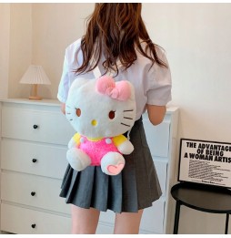 Rucsac pufos Kuromi Hello Kitty