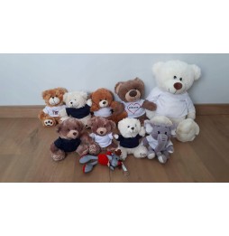 Duży miś BUBU z nadrukiem 50 cm
