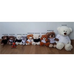 Duży miś BUBU z nadrukiem 50 cm