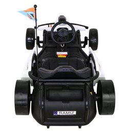 Speed 7 Drift King Go-Kart for Kids - White