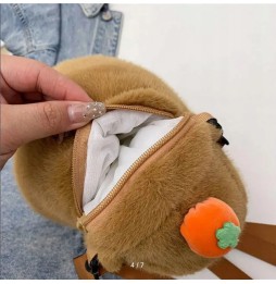 Plush Capybara Backpack