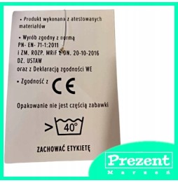 Biały pluszowy miś 27cm - Mięciutki prezent