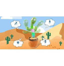 Singing Dancing Cactus with Recording