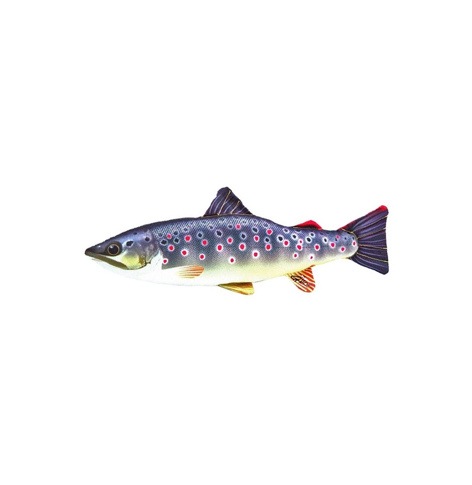 Gaby plush fish brown trout 35cm