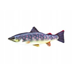 Gaby plush fish brown trout 35cm