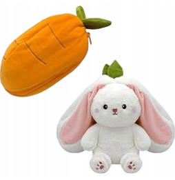 Rabbit Plush Toy in a Carrot 35 cm