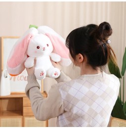 Rabbit Plush Toy in a Carrot 35 cm